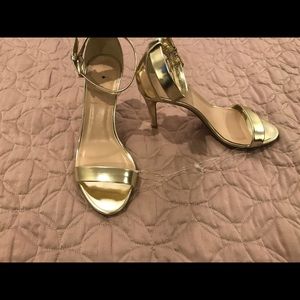 Jcrew Gold High Heel Sandals - size 6
